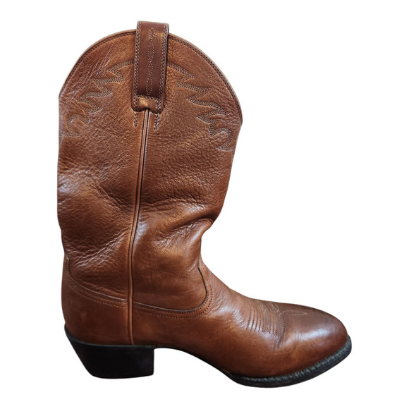 Ariat cowboy boots 10.5EE brown leather Style# 34680 western rodeo workwear main image 9